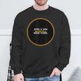 Niagara Falls New York Total Solar Eclipse 2024 Sweatshirt Gifts for Old Men