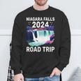 Niagara Falls Road Trip 2024 Summer Vacation Niagara Sweatshirt Gifts for Old Men