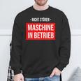 Nicht Stören Maschinen German Text Sweatshirt Geschenke für alte Männer