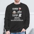 Nichts Schlägt Einen Bauingenieur Sweatshirt Geschenke für alte Männer