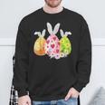 Niedliche Eier Ostern Tag Familie Matching Pyjama Ei Jagd Sweatshirt Geschenke für alte Männer