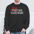 No Mag Klugscheißer Grammatik Besserwisser German Language Sweatshirt Geschenke für alte Männer