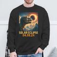 North AmericaRex Dinosaur Glasses Solar Eclipse 4 08 24 Sweatshirt Gifts for Old Men