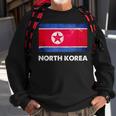 North Korean North Korea Flag Sweatshirt Gifts for Old Men