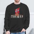 Norwayiking Ship Norge Flag Sweatshirt Geschenke für alte Männer