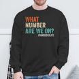What Number Are We On Dance Dad Life Cheer Dance Dad Sweatshirt Gifts for Old Men