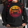 Off Road 4X4 Vintage Retro 70S Sunset Off Road Sweatshirt Gifts for Old Men