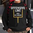 Offensive Lineman Ol Big Nasty Football Sweatshirt Gifts for Old Men