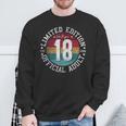 Official Adult 18Th Birthday 18 Year Old Sweatshirt Gifts for Old Men