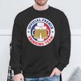 Official French Drinking Team Flag Of France Beer Sweatshirt Gifts for Old Men