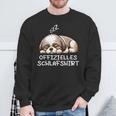 Offizielles Schlaf Shih Tzu Hundehalter Hundebesitzer Sweatshirt Geschenke für alte Männer