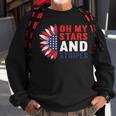 Oh My Stars And Stripes Usa Patriotic American 4Th Of July Sweatshirt Gifts for Old Men