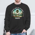 Ohio Eclipse 40824 Retro America Total Solar Eclipse 2024 Sweatshirt Gifts for Old Men