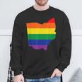 Ohio Gay Pride Lgbt State Oh Flag Sweatshirt Gifts for Old Men