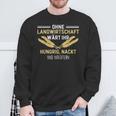 Ohne Farmer Ohne Farmer Sweatshirt Geschenke für alte Männer