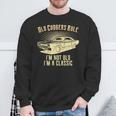 Old Codgers Rule-Classic Muscle Car Garage Sweatshirt Gifts for Old Men