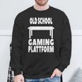 Old School Gaming Platform For Board Players Sweatshirt Gifts for Old Men