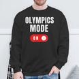 Olympics Mode On Sports Athlete Coach Gymnast Track Skating Sweatshirt Gifts for Old Men