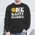 One Happy Dude 1St Birthday One Cool Grandpa Family Matching Sweatshirt Gifts for Old Men