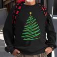 One Line Christmas Xmas Sweatshirt Gifts for Old Men