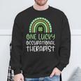 One Lucky Occupational Therapist St Patrick's Day Therapy Ot Sweatshirt Gifts for Old Men