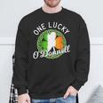 One Lucky O'donnell Irish Family Name Sweatshirt Gifts for Old Men