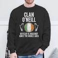O’Neill Surname Irish Family Name Heraldic Celtic Clan Sweatshirt Gifts for Old Men