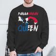 Panamanian Queen Panama Flag Afro-Pride Proud Independent Sweatshirt Gifts for Old Men