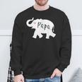 Papa Afrika Elefant Sweatshirt Geschenke für alte Männer