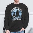 Papa & Tochter Das Perfekte Angel Team Fishing Fishing Fishing S Sweatshirt Geschenke für alte Männer