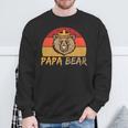 Papa Bär Papa Wildingatertagintage Sweatshirt Geschenke für alte Männer