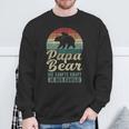 Papa Bear 1 Bären-Welpe Papa 1 Kindatertag Bär Sweatshirt Geschenke für alte Männer