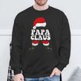 Papa Claus Weihnachtsmann Weihnachten Sweatshirt Geschenke für alte Männer