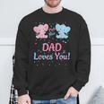 Papa Geschlecht Offenbaren Elefant Rosa Blau Passende Familieater Sweatshirt Geschenke für alte Männer