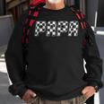 Papa Racing Race Car Papa Checkered Flag Pit Crew Bday Sweatshirt Gifts for Old Men