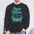 Papa Und Tochter Ein Herz Und Eine Seeleatertag Geschenk Sweatshirt Geschenke für alte Männer