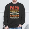 With Papa Wir Habenersucht Das Perfekte Papa Undater Motif Sweatshirt Geschenke für alte Männer