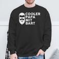 Papaater Bärtig Bartträger Schnurrbart Bart Sweatshirt Geschenke für alte Männer