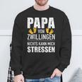 Papaon Zwillingen Nichts Kann Mich Stressen Fürater' Sweatshirt Geschenke für alte Männer