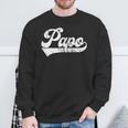 Papo Vintage Retro Father's Day For Papa Grandpa Sweatshirt Gifts for Old Men