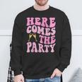 Here Come The Party Bride Squad Bridal Party Bachelorette Sweatshirt Gifts for Old Men