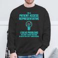 Patient Access Representative I Solve Problems Sweatshirt Gifts for Old Men