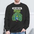 Peacock Vogel Sachen Ich Bin Ein Peacock Sweatshirt Geschenke für alte Männer