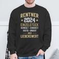 Pension Pension Reindeer 2024 Sweatshirt Geschenke für alte Männer