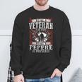 Pepere Veteran Is An Honor Priceless Veteran Day Sweatshirt Gifts for Old Men