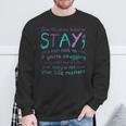 Person Behind Suicide Prevention Depression Awareness Back Sweatshirt Gifts for Old Men
