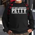 Petty Surname Team Family Last Name Petty Sweatshirt Gifts for Old Men