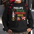 Phillips Family Name Phillips Family Christmas Sweatshirt Gifts for Old Men
