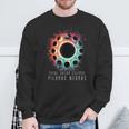 Piedras Negras Eclipse Tie Dye Vintage Inspired 2024 Sweatshirt Gifts for Old Men