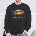 Pig Bacon Praise The Lard Sweatshirt Gifts for Old Men